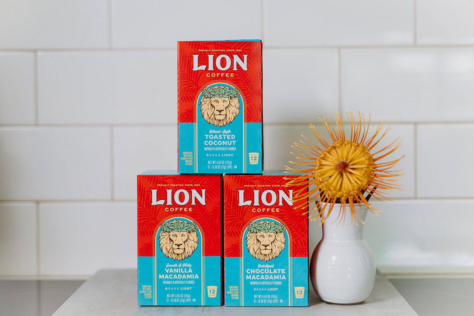 Lion Coffee Single Serve Cups - Three Pack